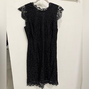 Black lace dress
